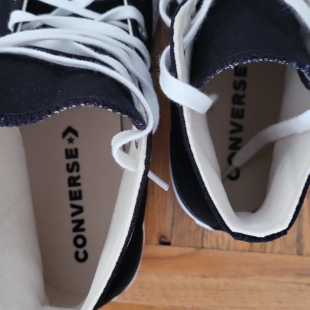 NWOB Converse Chuck Taylor All Star Lift Black Women's 8.5 - Picture 6 of 10